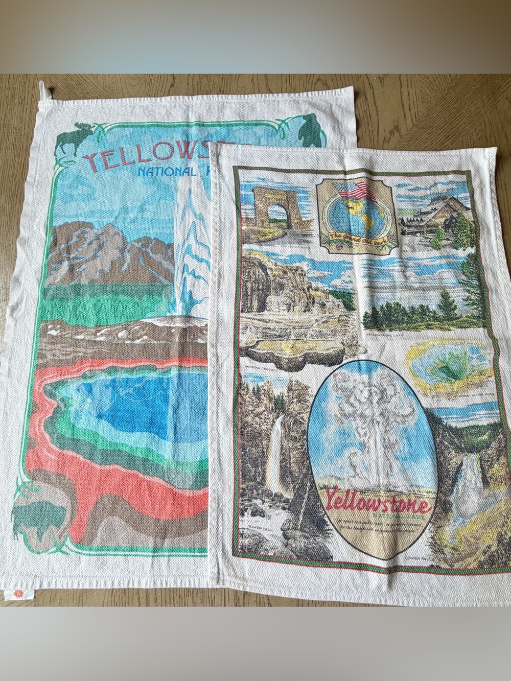 Vestiges Yellowstone Tea Towel